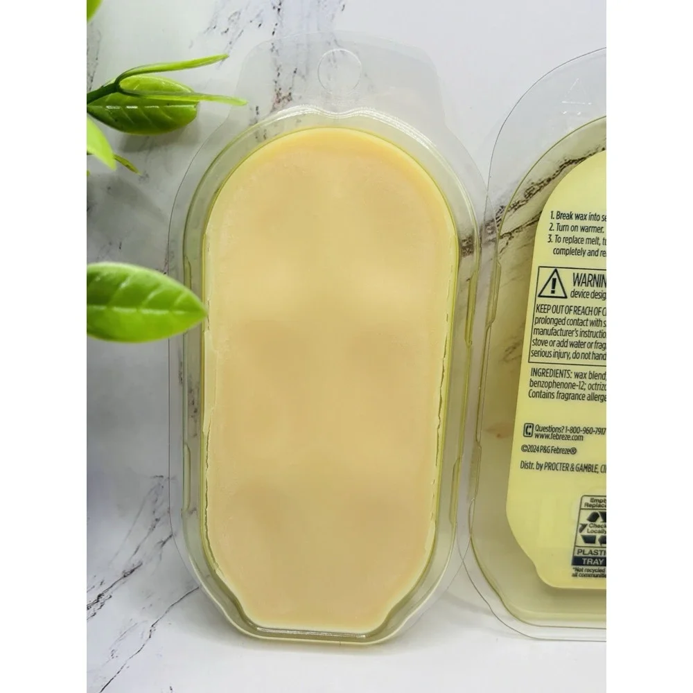 NEW FEBREZE WHIPPED WARM SUGAR SHEA BUTTER WAX MELTS  X  5‎ PACKS 30 Melts